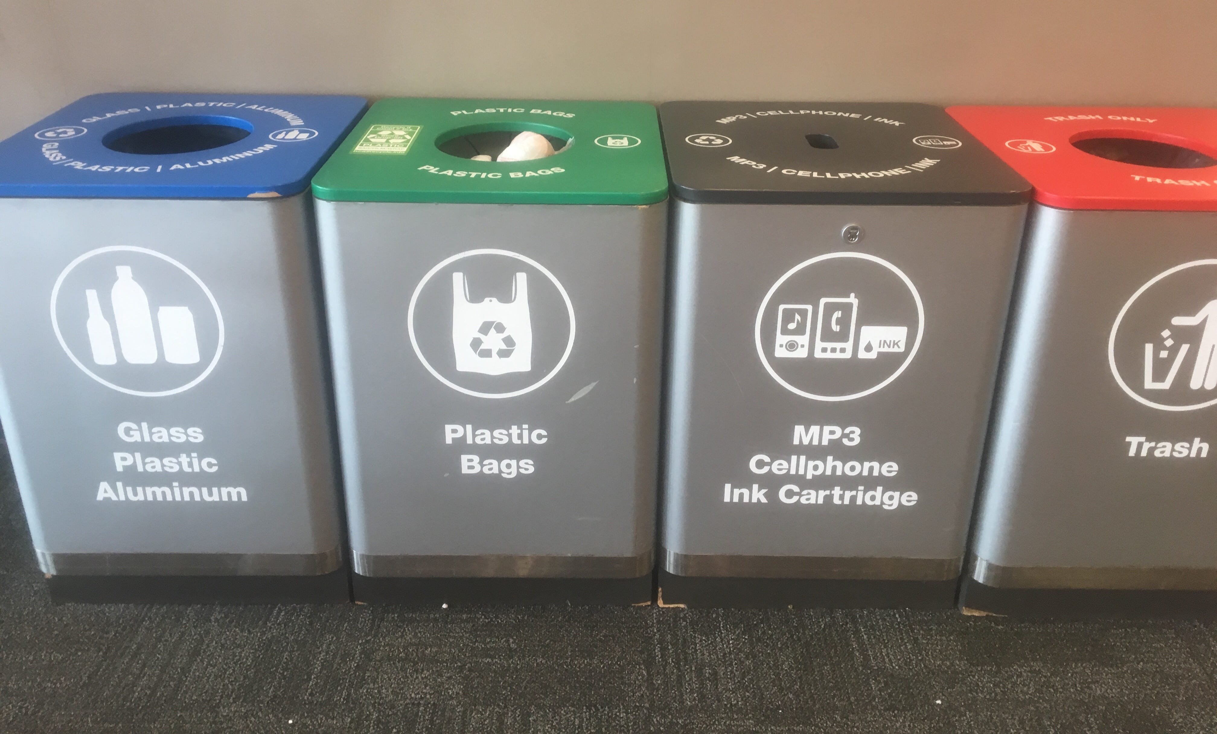 blue recycling bags walmart